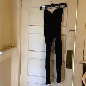 Black maternity leggings